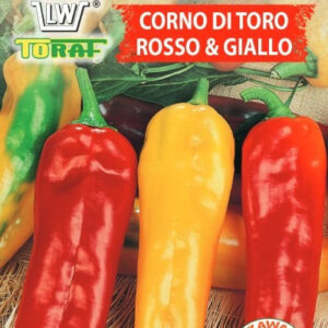 Papryka słodka Corno di Toro Rosso & Giallo
