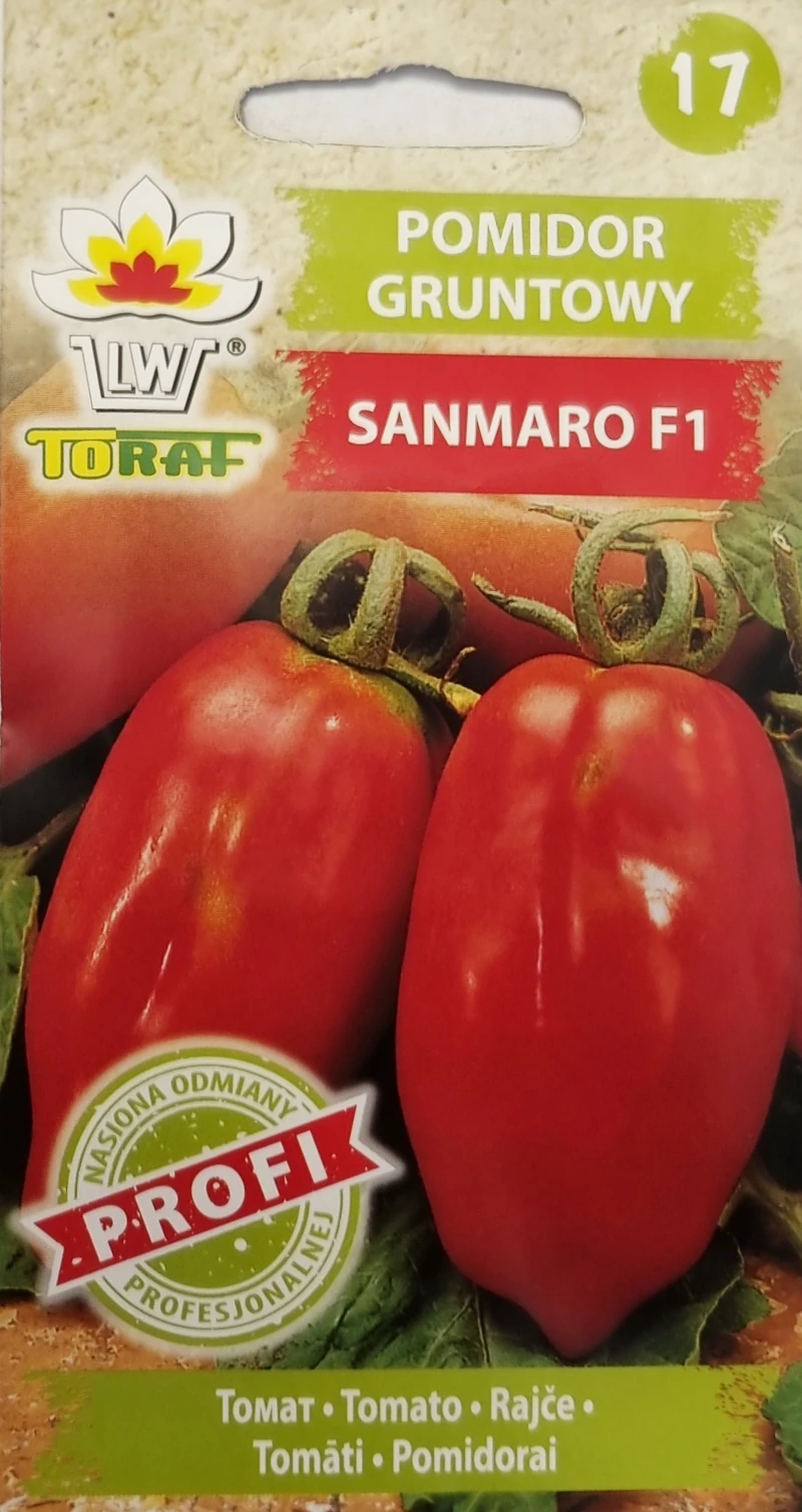 Pomidor SANMARO F1 w typie San Marzano na przetwory do suszenia